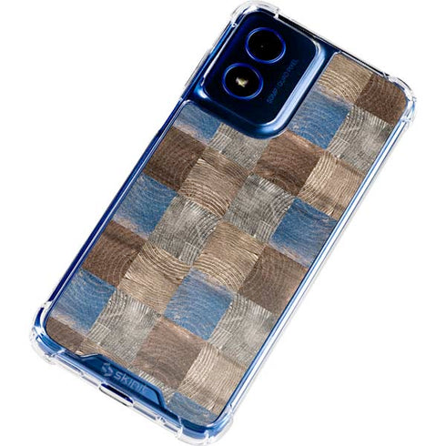 Lumber Grid Moto G 5G (2024) Clear Case